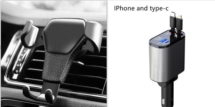 100W Super Fast Charging Car, Charger Car, Cigarette Lighter USB, And TYPE-C Adapter